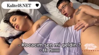 Alkolden sızmış kadın kocası tarafından sikildiğini sanıyor ama..