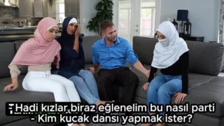 Türbanlı kızların bekarlığa veda partisi sikişle bitiyor
